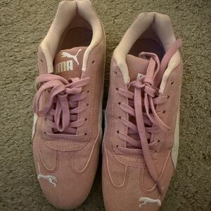 Puma Pink and White Women's Sneakers